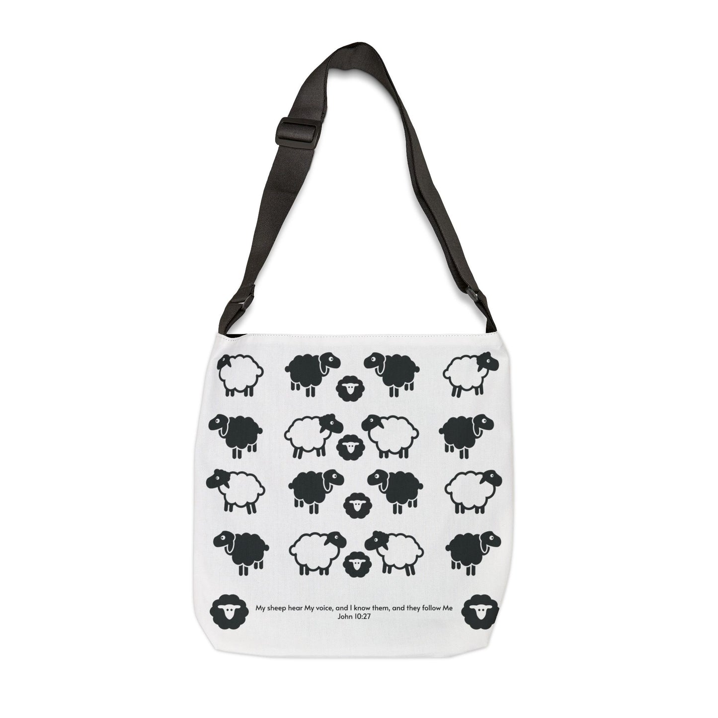 My Sheep Hear My Voice Adjustable Tote Bag