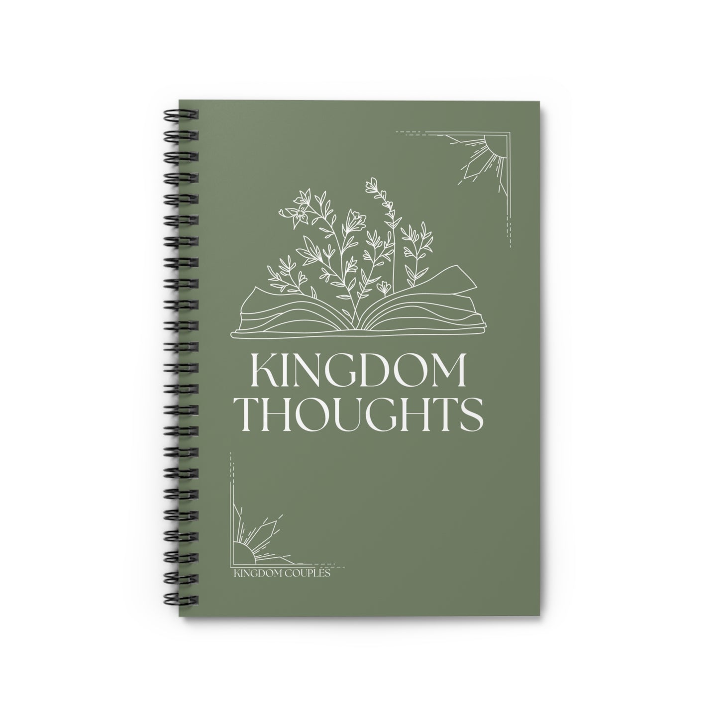 Kingdom Thoughts Spiral Notebook - Ruled Line